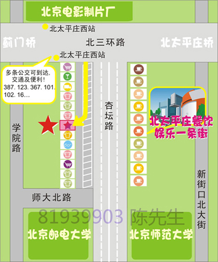 海淀区北太平庄精装修门面房商铺店铺出租