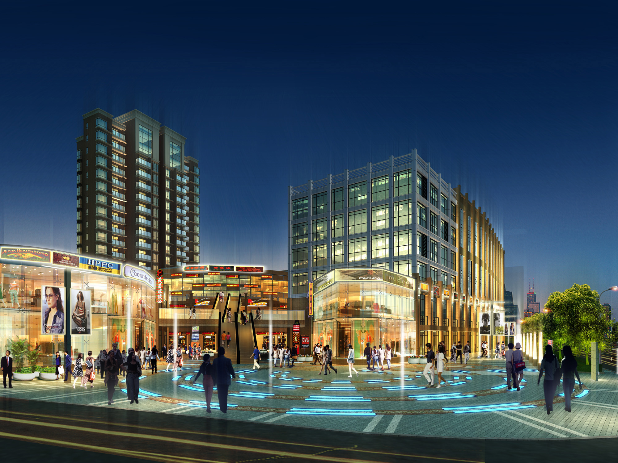 江西上饶金龙城商业街区